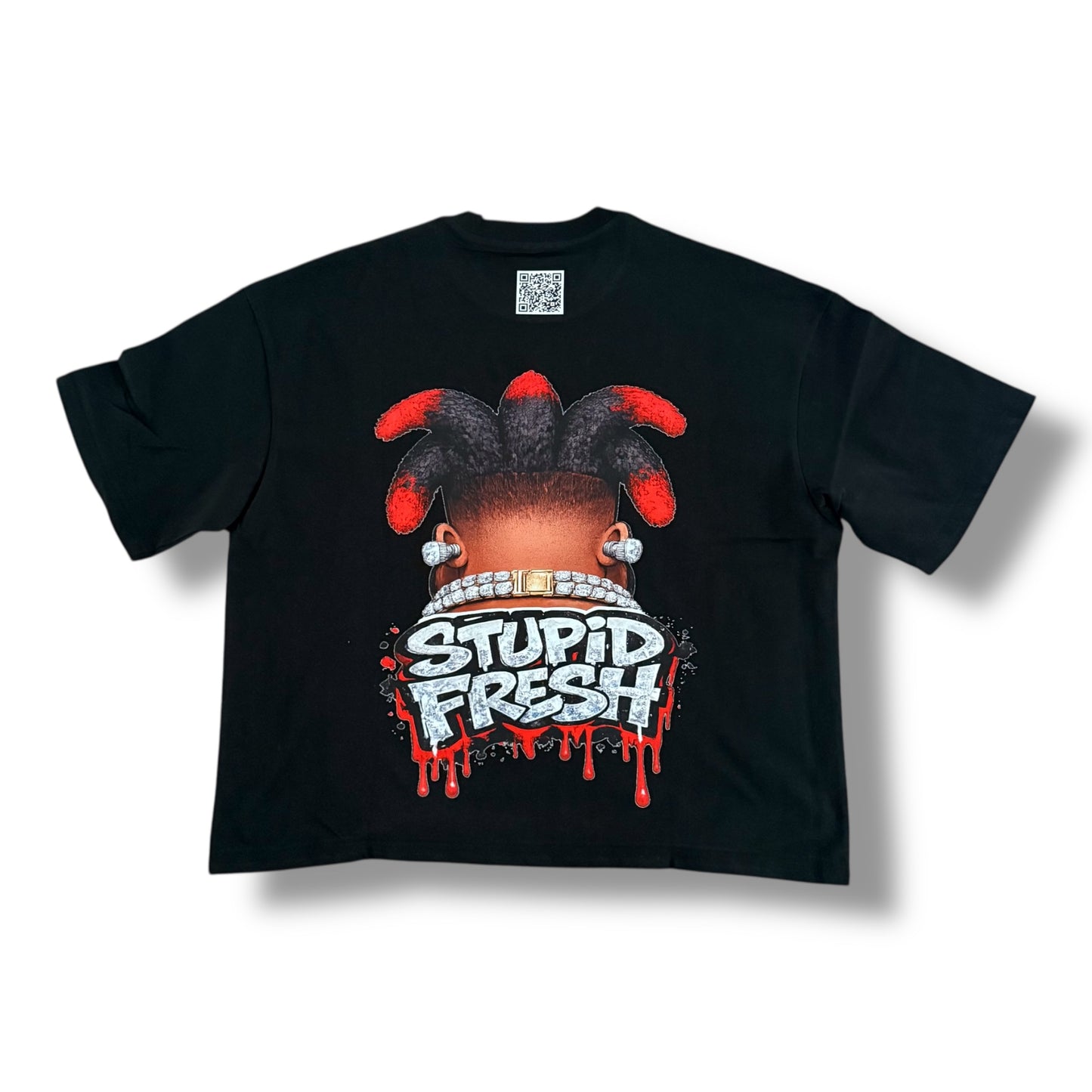 Stupid fresh Mens character box shirt
