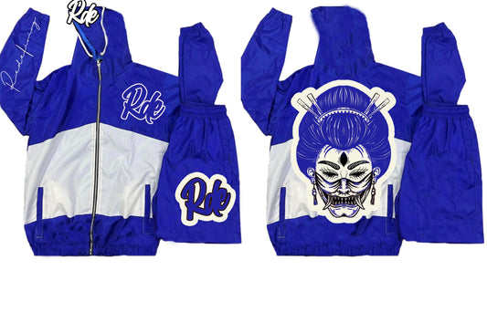 RDE Blue Track Shorts