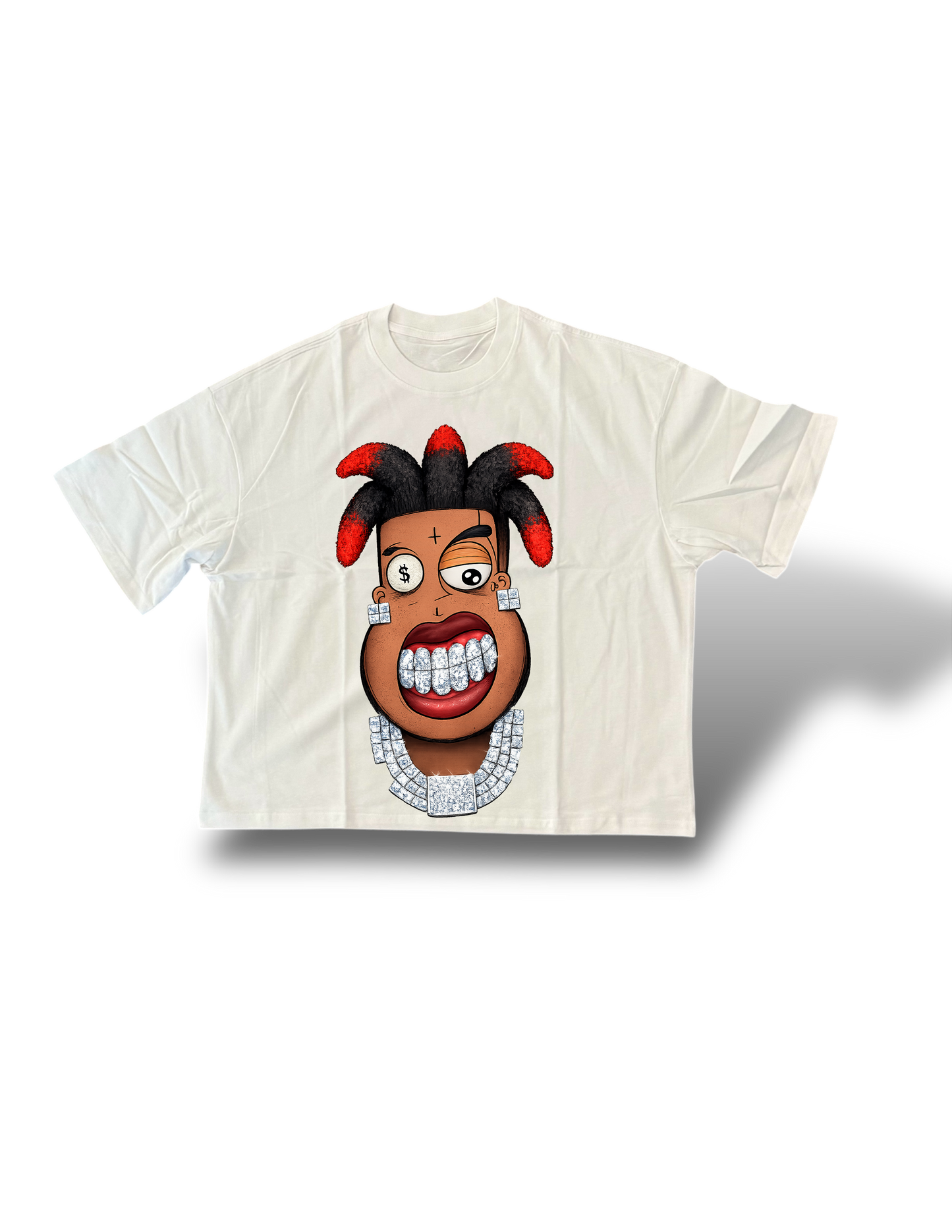 Stupid fresh Mens character box shirt