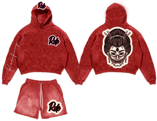 RDE Red Jogger Set